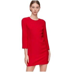 Aritzia Babaton Noah Long-Sleeve Sheath Mini Dress